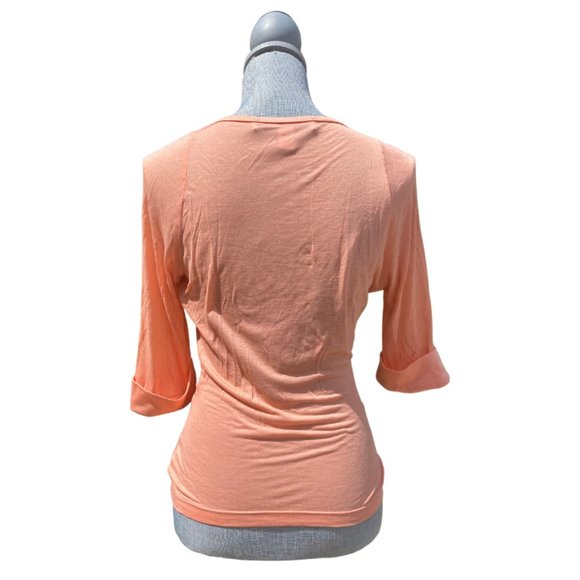 Beautiful And Soft Andy The-Anh Women Peach Blouse 100% Viscose - Picture 2 of 7